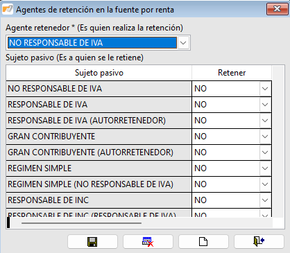 Agentes de retencion