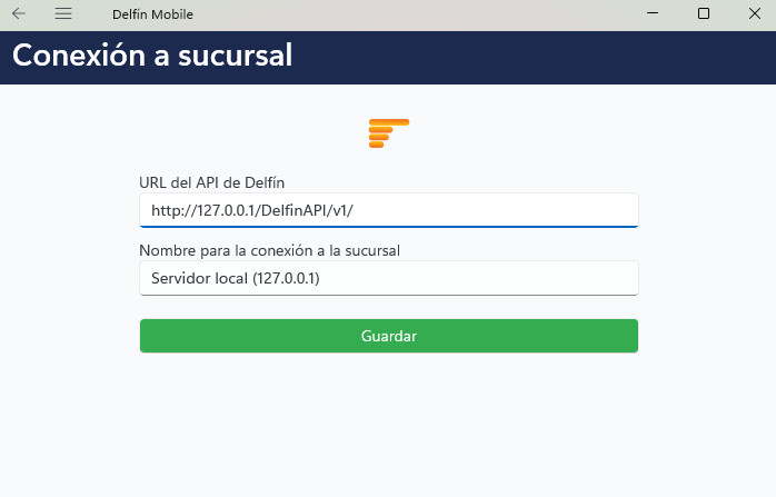 Configuración del API