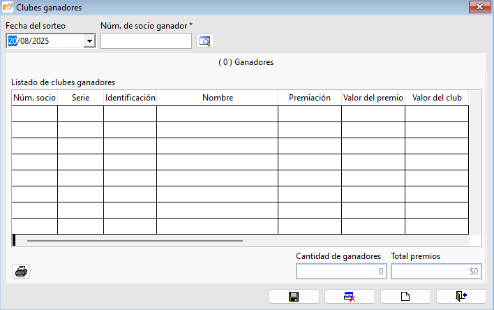 Clubes ganadores