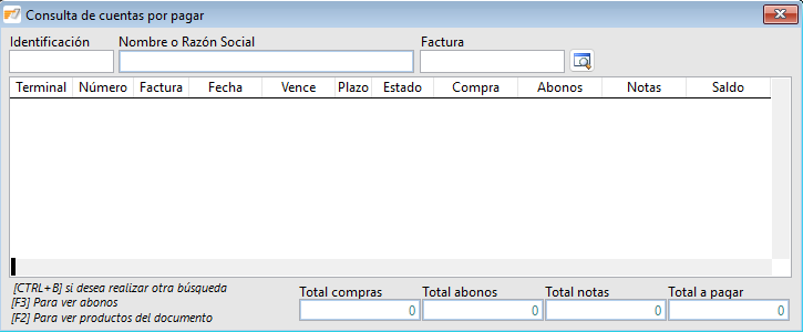 Cuentas por pagar