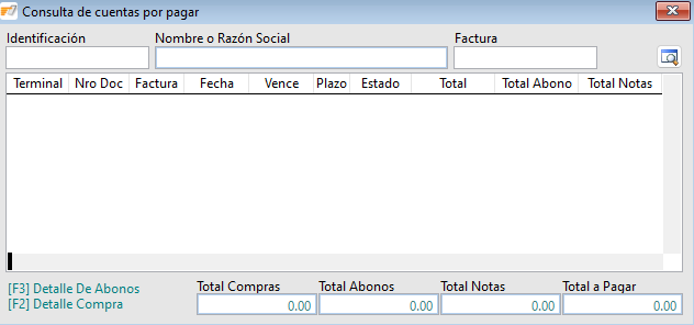 Cuentas por pagar