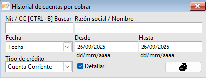 Extracto del cliente