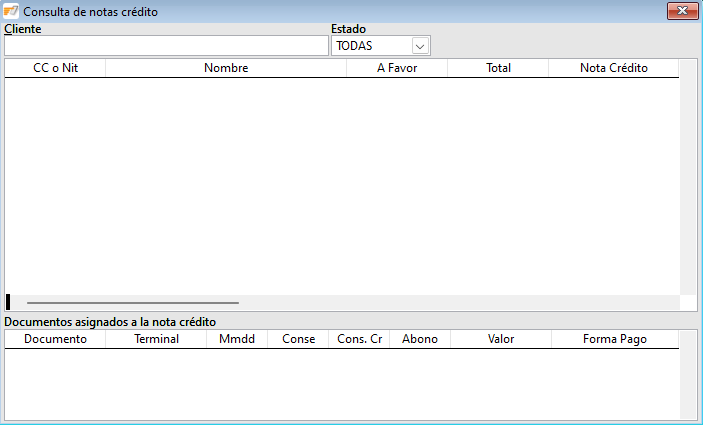 Notas credito