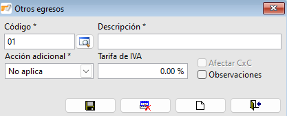 Otros egresos